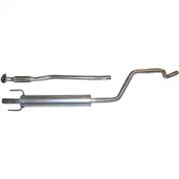 IMASAF Mittelschalldämpfer + Rohrleitung + Anbausatz für OPEL Meriva A 1.4 16V Twinport