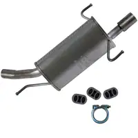 IMASAF Rear Muffler + Mounting Kit for OPEL Corsa C 1.2/16V 75/80 hp Z12XE Z12XEP