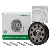 INA Riemenscheibe Kurbelwelle + Schrauben f&uuml;r BMW E81-88 E90-93 E60 E61 X1 E84 X3 E83 N47