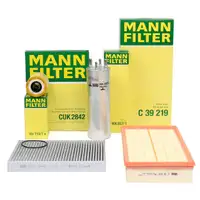 MANN Filter-Set 4-tlg f&uuml;r VW Touareg 7L 2.5 R5 TDI 163/174 PS