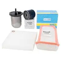 4-piece filter set for DACIA Duster, HM Logan 2, Sandero 2, RENAULT Captur 1, Clio 4, 1.5 dCi