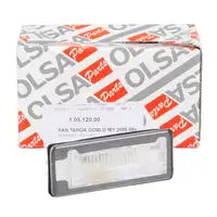OLSA 1.05.120.00 Kennzeichenleuchte Nummernschildbeleuchtung + Gl&uuml;hlampe f&uuml;r FIAT 263_