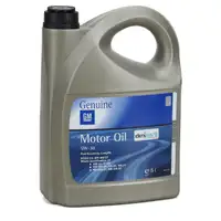 MANN Filterset + 5L ORIGINAL 5W30 dexos2 Motor&ouml;l f&uuml;r OPEL Corsa D 1.0 1.2 1.4 bis Motor