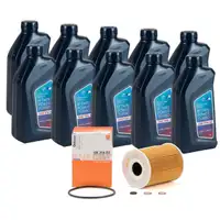 10L ORIGINAL M TWIN POWER TURBO 10W-60 + KNECHT/MAHLE &Ouml;lfilter f&uuml;r BMW E60 E61 M5 M6