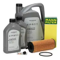 7L ORIGINAL 0W30 Motor&ouml;l + MANN &Ouml;lfilter f&uuml;r AUDI A4 A5 A6 A7 A8 Q7 VW Touareg 2.7/3.0 TDI