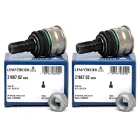 2x LEMF&Ouml;RDER 2166702 Traggelenk f&uuml;r MERCEDES C219 W211 W220 R129 Vorderachse unten hinten