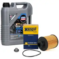 5L LIQUI MOLY Motor&ouml;l 5W30 dexos2 + HENGST &Ouml;lfilter f&uuml;r OPEL Astra J Corsa D B 1.3 CDTI
