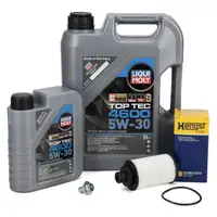 6L LIQUI MOLY TOP TEC 4600 5W-30 Engine Oil + HENGST Oil Filter for OPEL Insignia C 2.0 CDTI