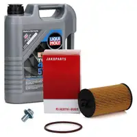 5L LIQUI MOLY Motor&ouml;l 5W30 dexos2 + H+B &Ouml;lfilter f&uuml;r CHEVROLET Cruze J300 1.6 2015-2016