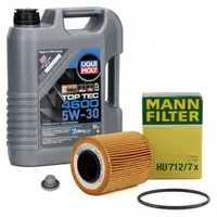 5L LIQUI MOLY Motor&ouml;l 5W30 dexos2 + MANN &Ouml;lfilter f&uuml;r OPEL Astra H Corsa C D A 1.3 CDTI