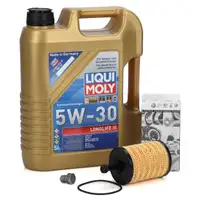 5L LIQUI MOLY 5W30 LONGLIFE III Engine Oil + ORIGINAL Oil Filter for VAG 1.2&ndash;2.0 TDI 071115562C