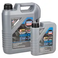 6L 6 Liter LIQUI MOLY Motor&ouml;l 5W30 TOP TEC 4600 dexos2 BMW LL-04 VW 505.00/01