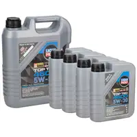 9L 9 Liter LIQUI MOLY Motor&ouml;l 5W30 TOP TEC 4600 dexos2 BMW LL-04 VW 505.00/01