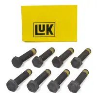 8x LUK 411002610 Schraube Schwungrad f&uuml;r BMW E46 320d M3 Z4 E85 E86 M47 S54 11222243051