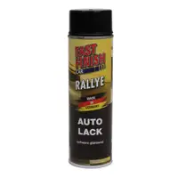 Motip Dupli 10x 500 ml FAST FINISH Rallye Autolack Lackspray Schwarz Gl&auml;nzend Spraydose