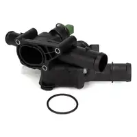 BEHR/MAHLE TM1105 Thermostat + Housing for VW Golf 4, Passat B6, Touran 1.6/FSI 06A121111