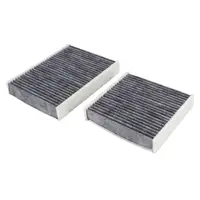 MANN CUK21000-2 Innenraumfilter Aktivkohlefilter Satz f&uuml;r CITROEN C3 2 3 PEUGEOT 207 2008