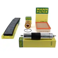 MANN Filter-Set 4-tlg f&uuml;r BMW 3er E46 320i 325i 330i 170-231 PS M54 ab 06.2001