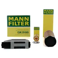 MANN 3-Piece Filter Set for Mercedes W204 S204 C200CDI 136 hp + C220CDI 170 hp OM646