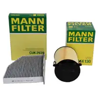 MANN Filter-Set f&uuml;r VW Golf 5 6 Passat B6 B7 Tiguan Touran AUDI A3 8P