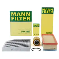 MANN Filter-Set 3-tlg f&uuml;r AUDI A4 8K B8 A5 8T 8F Q5 8RB 2.0 TDI 120-170 PS
