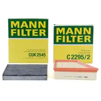 MANN Filter-Set f&uuml;r VW Polo 9N 6R 6C Ibiza 3 4 Fabia 1 2 Roomster 1.2