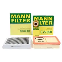 MANN Filter-Set 3-tlg f&uuml;r MERCEDES W176 W246 W242 C117 X117 X156 180-220 CDI/d OM651