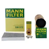 MANN Filter-Set 3-tlg f&uuml;r MERCEDES E-Klasse W211 E320CDI 204 PS OM648 bis 12.2002