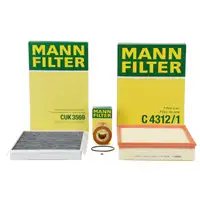 MANN Filter-Set 3-tlg f&uuml;r MERCEDES Sprinter 906 18 19 CDI 184/190 PS OM642