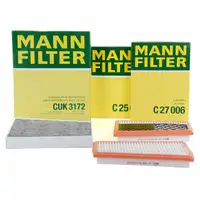 MANN Filter-Set f&uuml;r MERCEDES W211 S211 280/320CDI C219 320/350CDI OM642