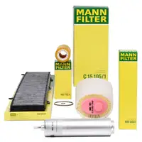 MANN Filter-Set 4-tlg f&uuml;r BMW 3er E90 E91 318d 122 PS 320d 150/163 PS M47 bis 02.2010