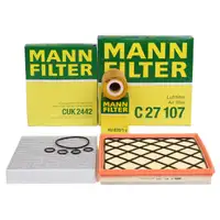 MANN Filter-Set 3-tlg f&uuml;r OPEL Astra J CHEVROLET Cruze 1.7 D/TD/CDTI 101-131 PS