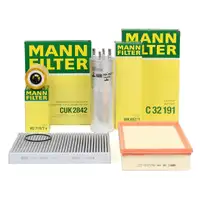MANN Filter-Set 4-tlg f&uuml;r VW Multivan Transporter T5 1.9/2.5 TDI 85-174 PS
