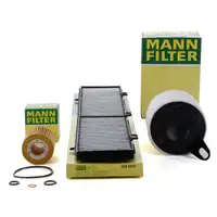 MANN Filter-Set 3-tlg f&uuml;r BMW 1er E81 E87 116i 3er E90 E92 316i 115 PS N45 122 PS N43