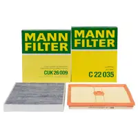 MANN Filter-Set f&uuml;r VW Golf 7 AUDI A3 8V 8Y Q2 GA Leon Octavia 3 1.0 TSI