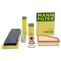 MANN Filter-Set 4-tlg für BMW 3er E90 E91 E92 E93 325d 330d 204/245 PS N57 bis 02.2010