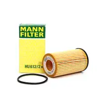 MANN HU612/2x &Ouml;lfilter f&uuml;r OPEL Astra Adam Corsa Insignia Mokka Vectra Zafira 95526685