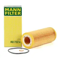 MANN HU722x &Ouml;lfilter f&uuml;r BMW E81 E87 E46 E90-93 E60 E61 X3 E83 18/20d 122/150/163 PS