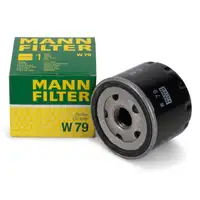 MANN W79 &Ouml;lfilter f&uuml;r RENAULT Clio 2 3 4 DACIA Duster 3 SUZUKI OPEL NISSAN FIAT SMART