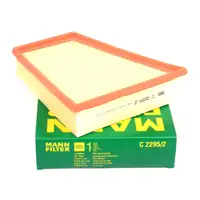 MANN C2295/2 Luftfilter Motorluftfilter f&uuml;r SEAT Ibiza SKODA Fabia Polo 4 5 Fox 5JF129620A