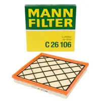 MANN C26106 Luftfilter f&uuml;r OPEL Astra H J 1.4 1.6 CHEVROLET Cruze J300 Orlando 1.6 1.8