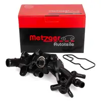 METZGER 4010343 Thermostatgehäuse + Sensor für RENAULT Clio 4 Megane 3 3 0.9-1.2 TCe