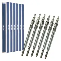 6x MEYLE 0140202029 Gl&uuml;hkerze f&uuml;r MERCEDES W210 S210 W211 S211 W220 280/320CDI OM613 OM648