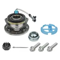 MEYLE 6146520003 Radnabe + Kappe f&uuml;r OPEL Astra G Zafira A 4-Loch mit ABS vorne 1603209