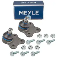 2x MEYLE 6160100006 Traggelenk f&uuml;r OPEL Corsa D E FIAT Grande/Punto/Evo 199 vorne unten