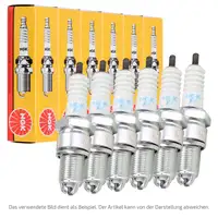 6x NGK 2789 BKUR5ET Spark Plugs for Mercedes W202 C280, W140 S280, 300SE, R129 280, 320, M104