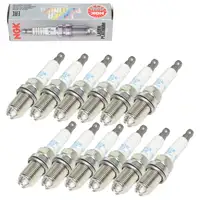 12x NGK 3199 BKR6EQUP Z&uuml;ndkerze f&uuml;r BMW 7er E38 750i E65-67 760i 8er E31 850Ci M73 N73