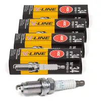 4x NGK 1664 Z&uuml;ndkerze V-LINE 34 f&uuml;r SEAT Alhambra Leon 1M Ibiza 2 3 Sharan Polo 6N Golf 4
