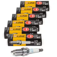 6x NGK 1664 Z&uuml;ndkerze V-LINE 34 f&uuml;r SEAT Alhambra Leon 1M Ibiza 2 3 Sharan Polo 6N Golf 4