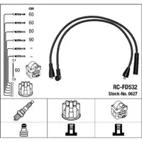 NGK 0627 RC-FD532 Z&uuml;ndkabelsatz Z&uuml;ndleitungssatz